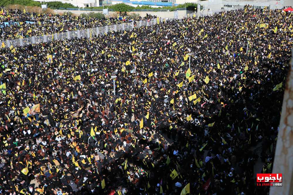 وداع مليوني في تشييع القائد التاريخي السيد حسن نصر الله  والسيد هاشم صفي الدين في بيروت 